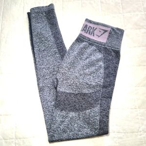 GYMSHARK Flex high waisted leggings grey/lavender sz. XS?